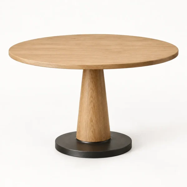 Brunt Round Pedestal Table