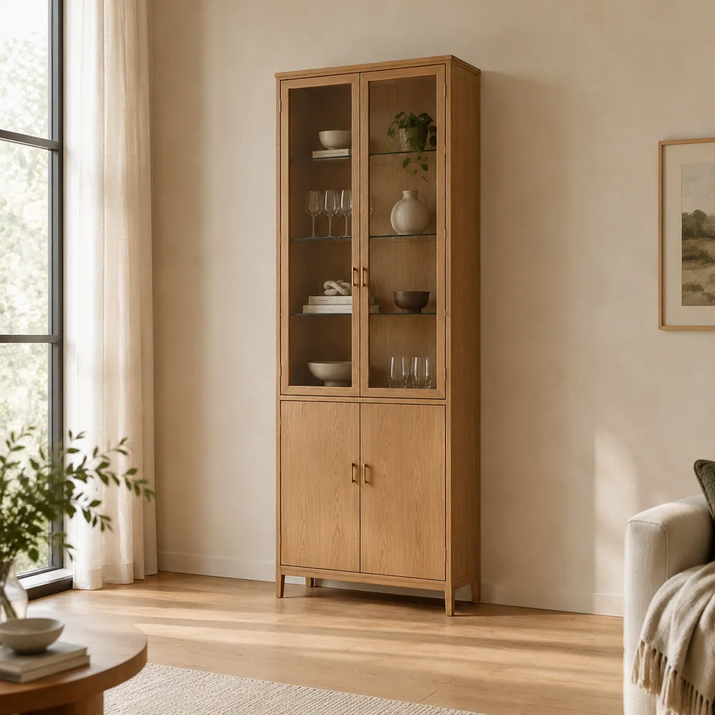 Holm Tall Display Cabinet - Image 5