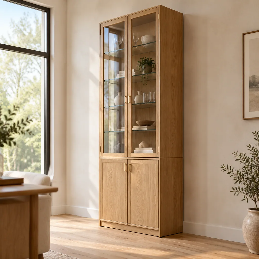 Holm Tall Display Cabinet - Image 6