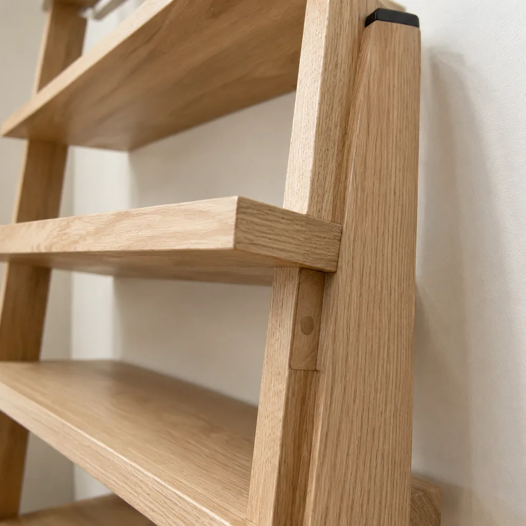 Holm Tall Ladder Bookshelf - Image 3