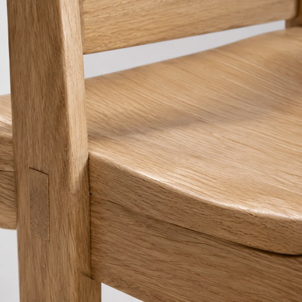 Sted Solid Oak Dining Chair - Image 4
