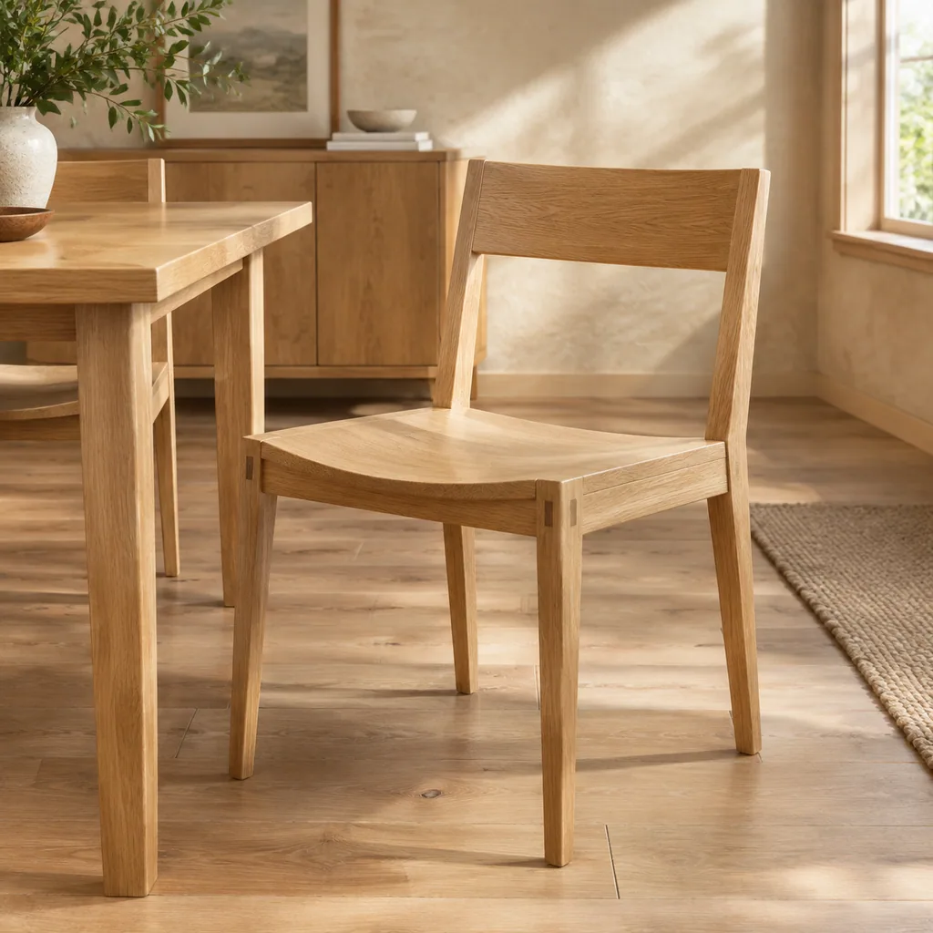 Sted Solid Oak Dining Chair - Image 8