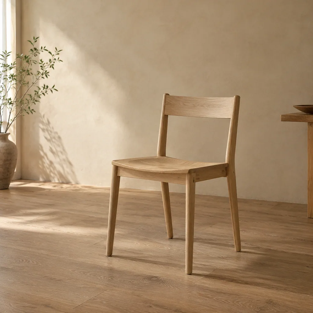 Sted Solid Oak Dining Chair - Image 5