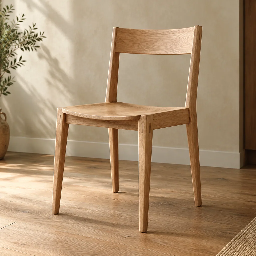 Sted Solid Oak Dining Chair - Image 6