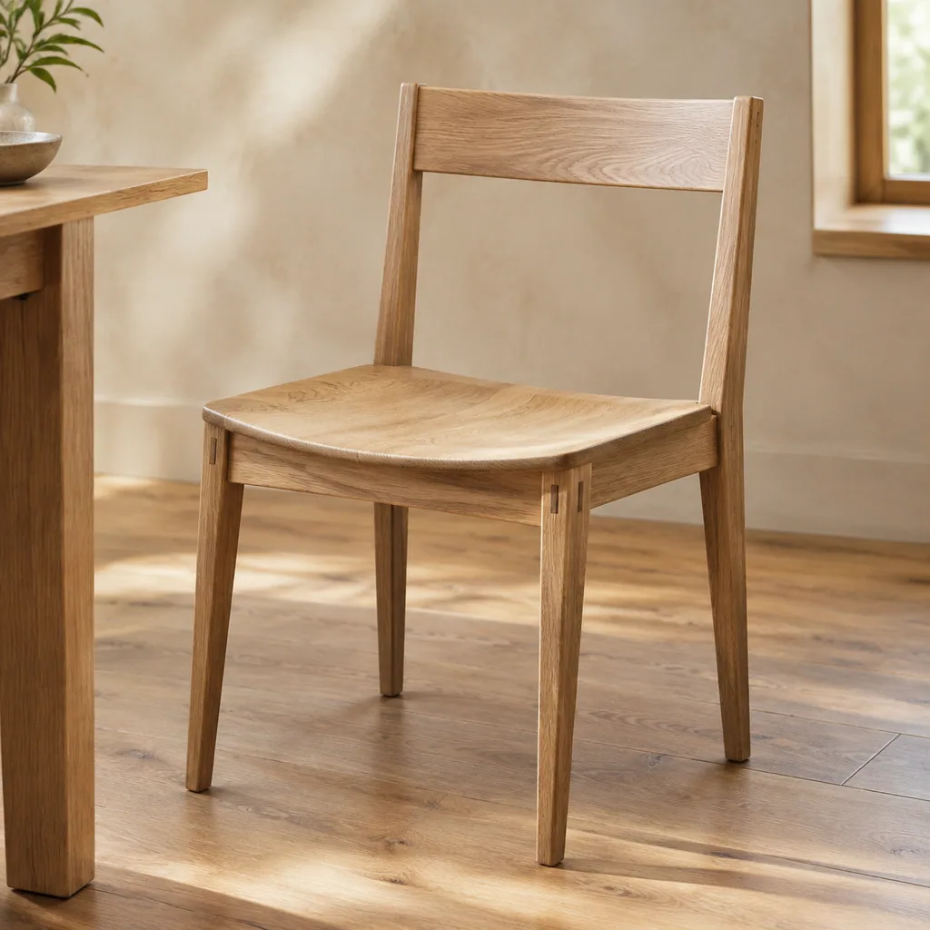 Sted Solid Oak Dining Chair - Image 7