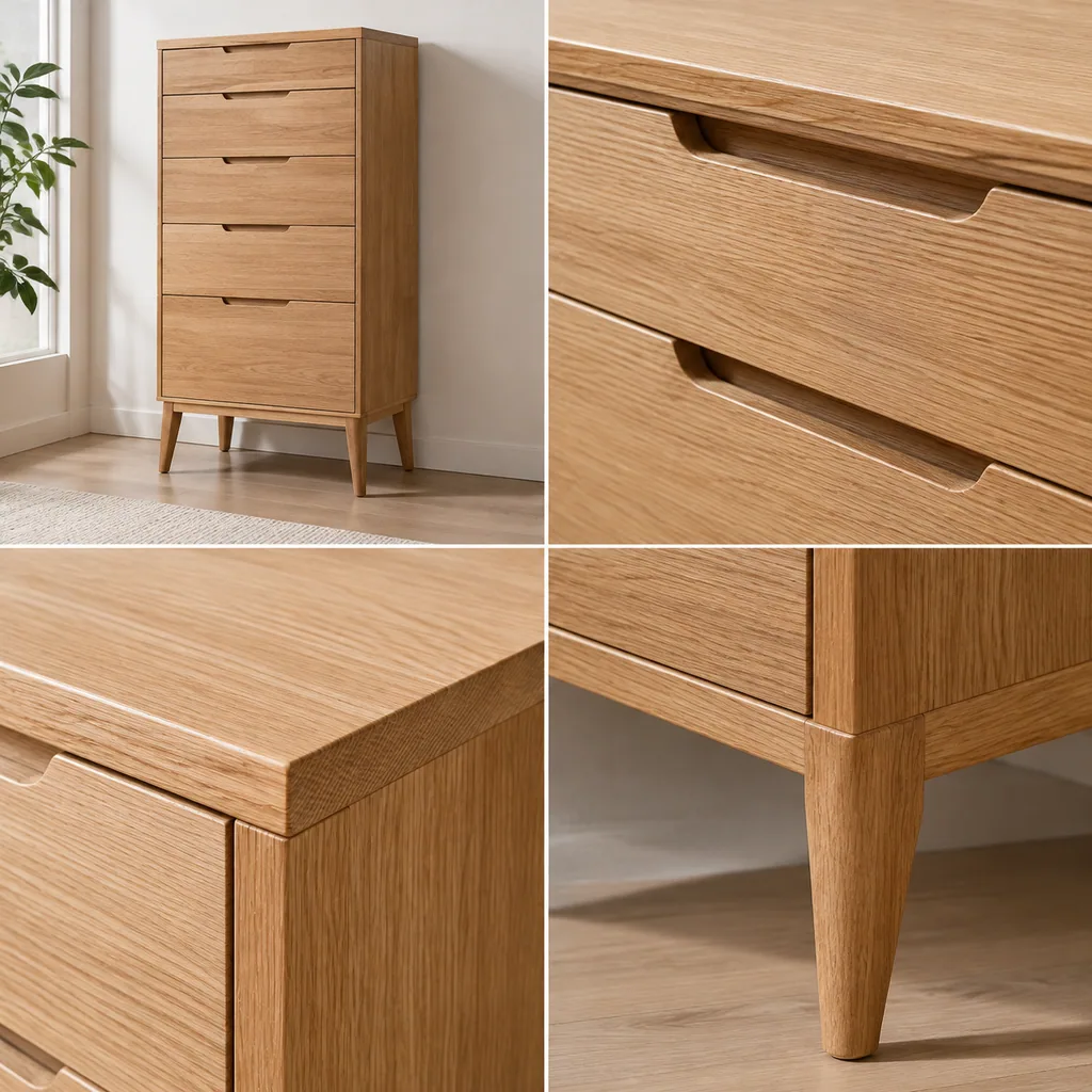Vang Tall 5-Drawer Dresser - Image 3