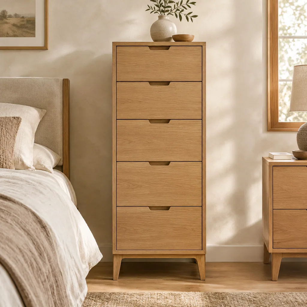 Vang Tall 5-Drawer Dresser - Image 8